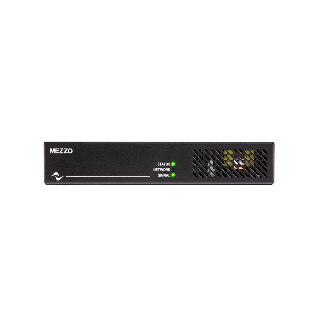 Mezzo 604 AD Dante対応DSP搭載4チャンネル固定設備向けコンパクトパワーアンプ